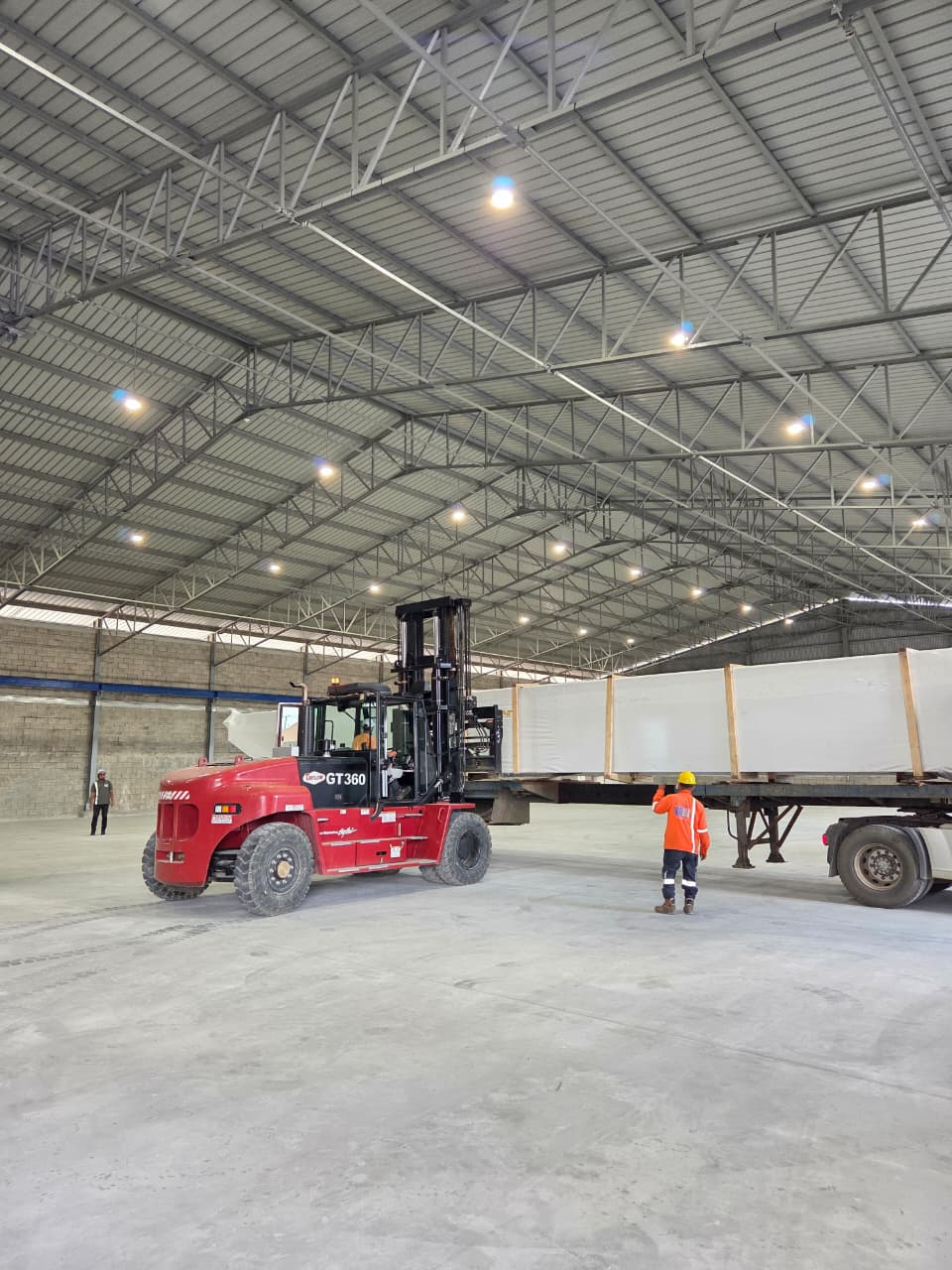 Havenactiviteiten bij VABI Port Facility